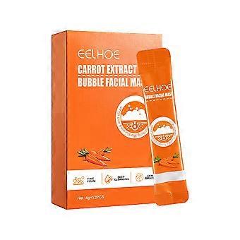 Eelhoe Carrot Pore-Purifying Bubble Mask Cleanses Blackheads, Tightens And Refines Pores, And Brightens The Skin
