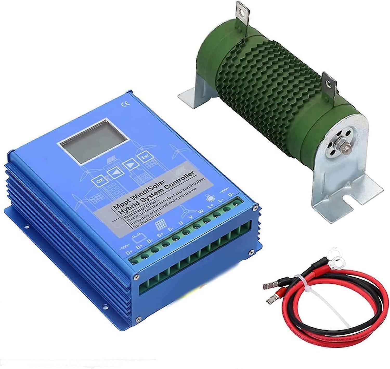 8000W Wind Solar Hybrid MPPT Charge Controller 48V Boost Charging for Off Grid Battery Systems