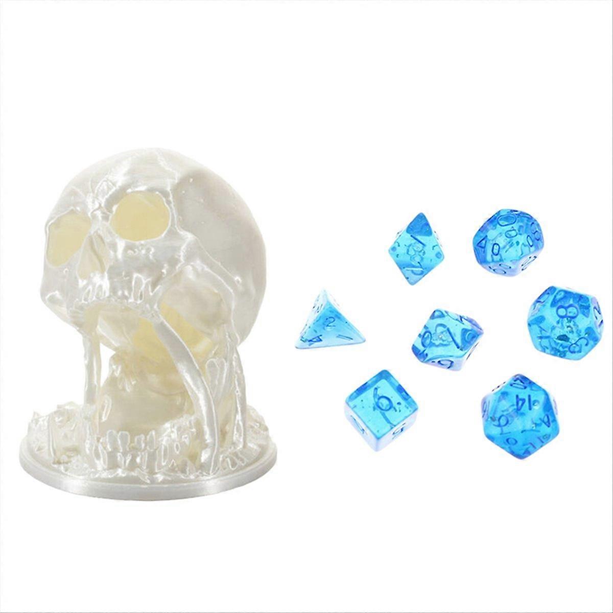 Skull Dice Tower 3D Printed DND Dice Rolling Tower Dice Set B