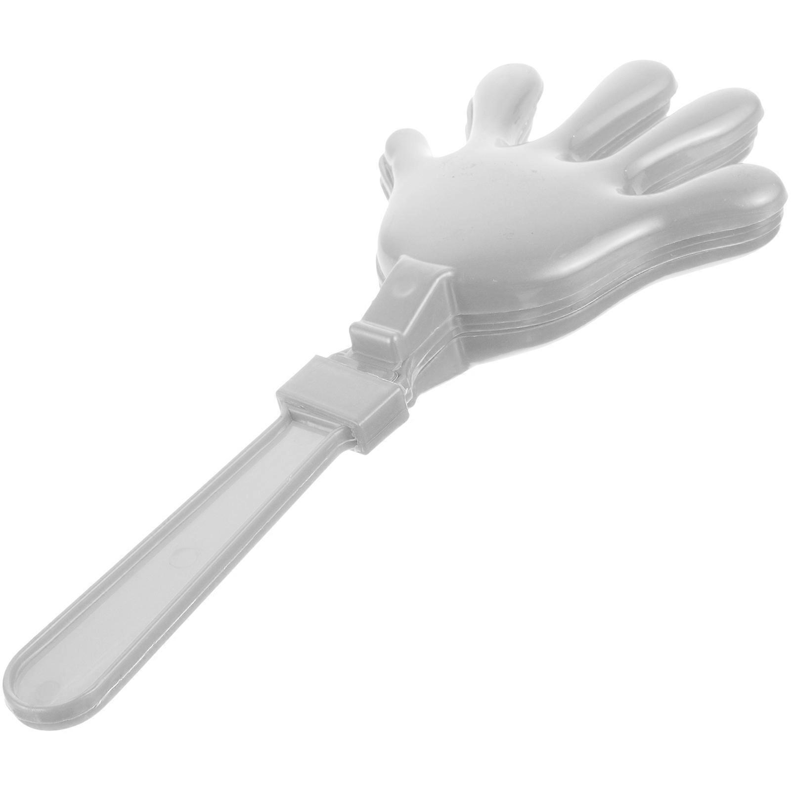 Kids Party Noise Makers Hand Clapper Noisemaker Silver Plastic