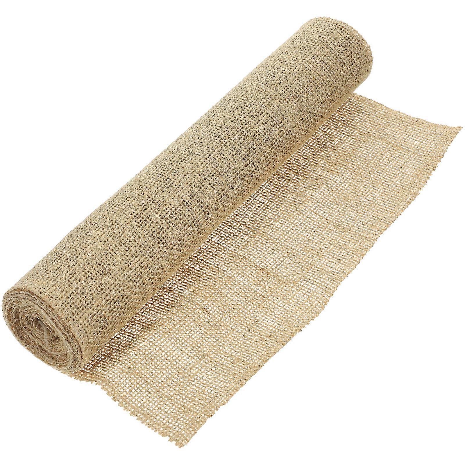 Hessian Table Runner Burlap Table Runner for Wedding 4 Rolls Beige