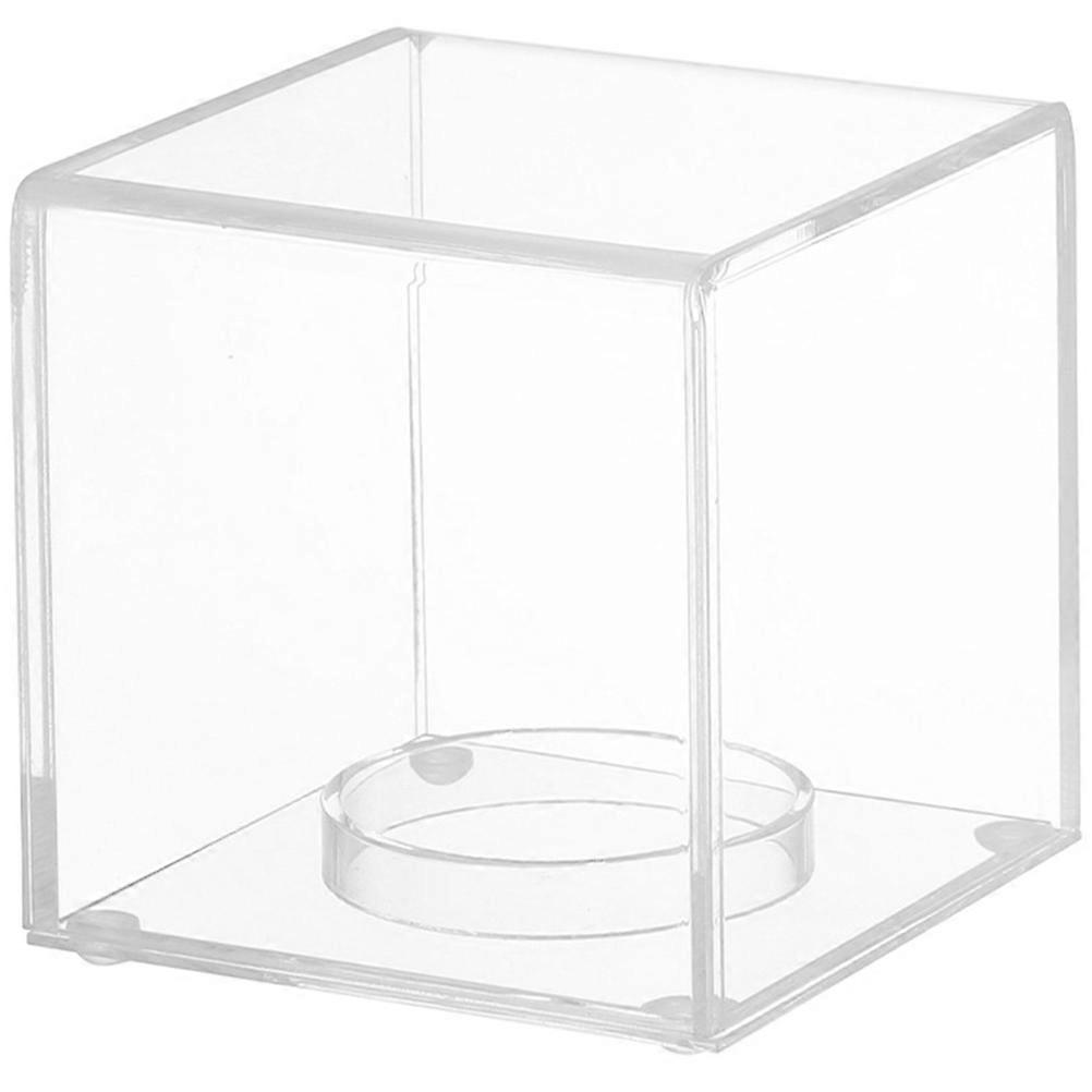 Baseball Display Box Clear Acrylic Case for Storage Use Small Ball