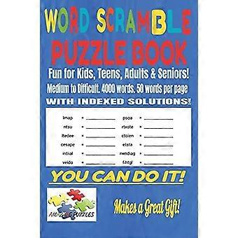 Libro di puzzle word scramble