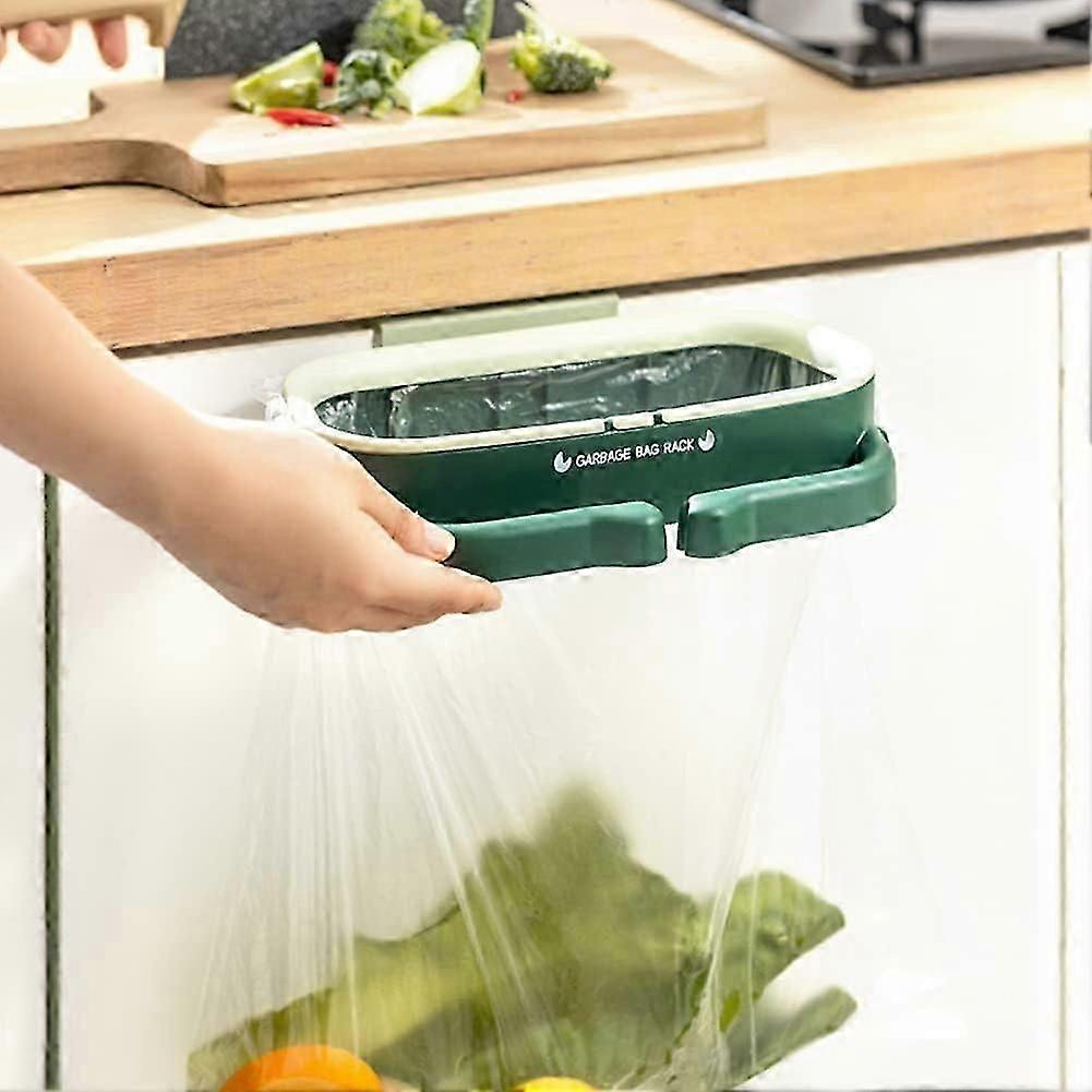 Hanging Trash Bag Holder, Kitchen Garbage Bag Storage Rack