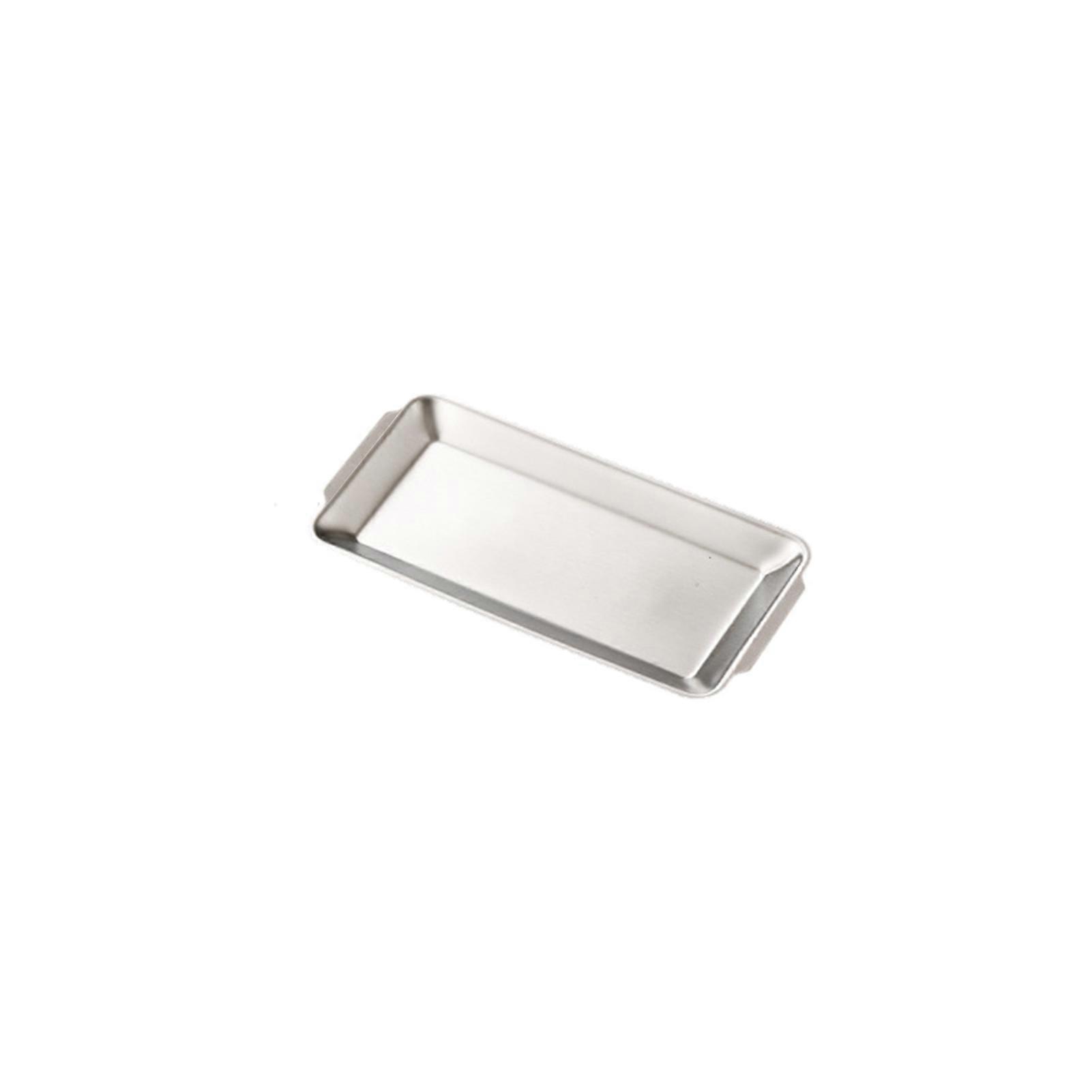 Heavy Duty Rectangular Platter with Handles for BBQ and Party Serving