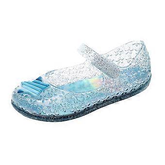 Kleinkind-Hausschuhe, Jelly-Schuhe für Mädchen, transparente Sandalen, Geburtstagssandalen für Mädchen, Glitzersandalen für Kleinkinder, Kleidersandalen