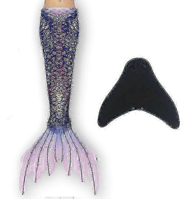 Queue de sirène de fille avec monopalme