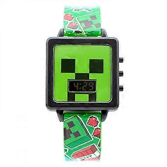 Minecraft Creeper vs. Diamanten Zwaard Kinder Digitaal Horloge