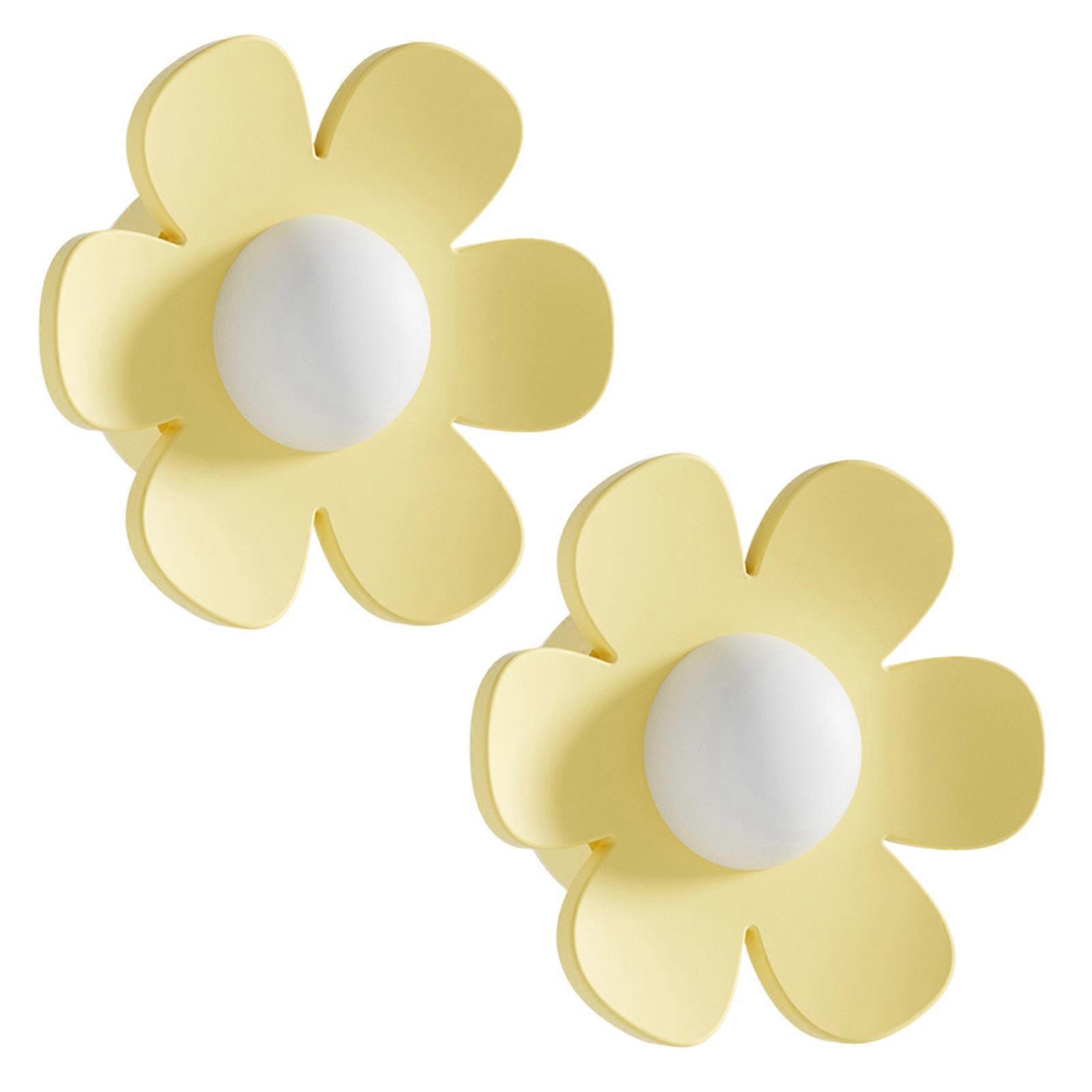 2 Pack Silicone Overflow Ring with Flower Shape for Bathtub Drain