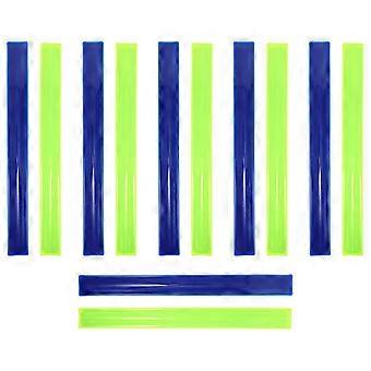 Reflective Slap Bracelets for Outdoor Use 48Pcs Snap Bands