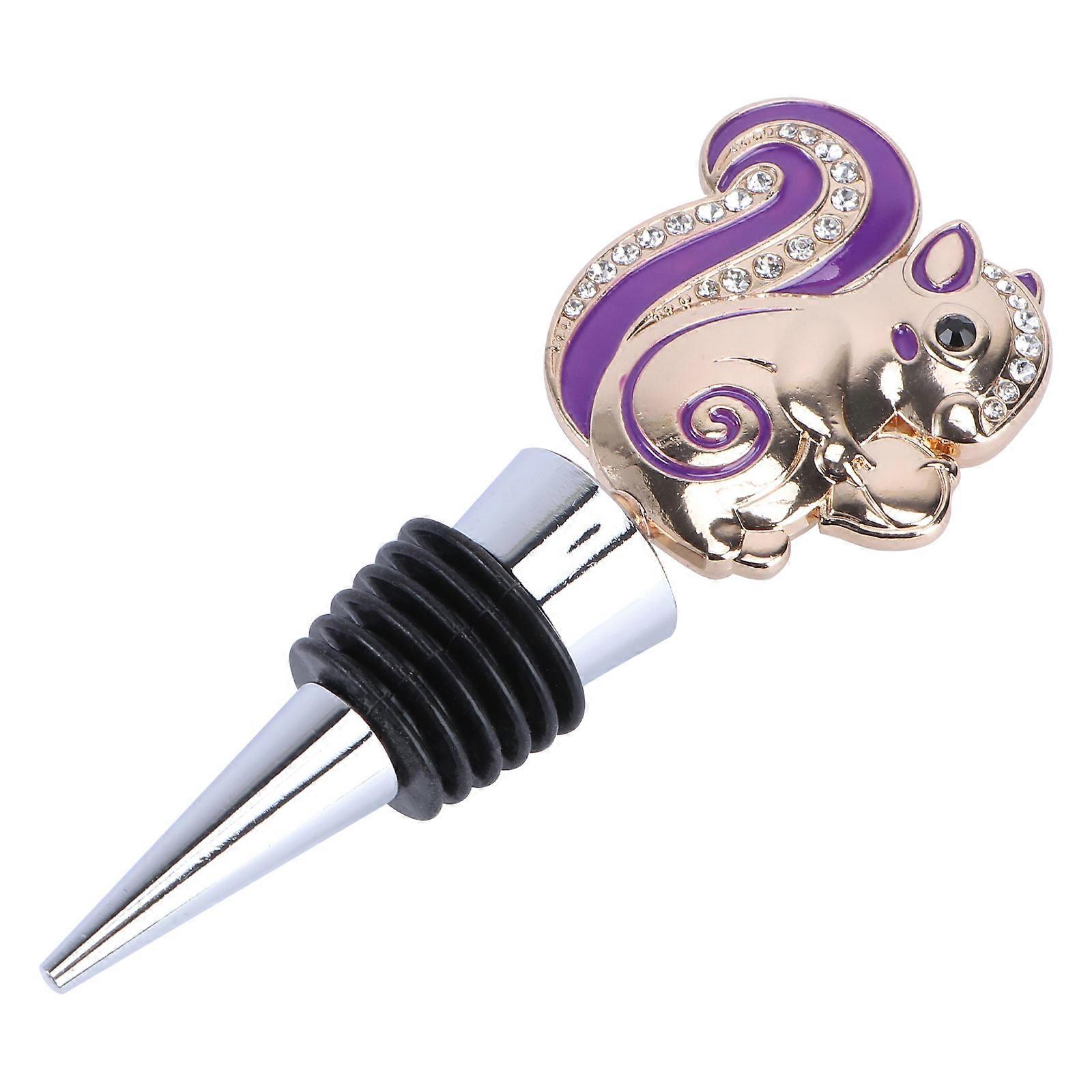 Alloy Plug Squirrel Shaped for Bottles