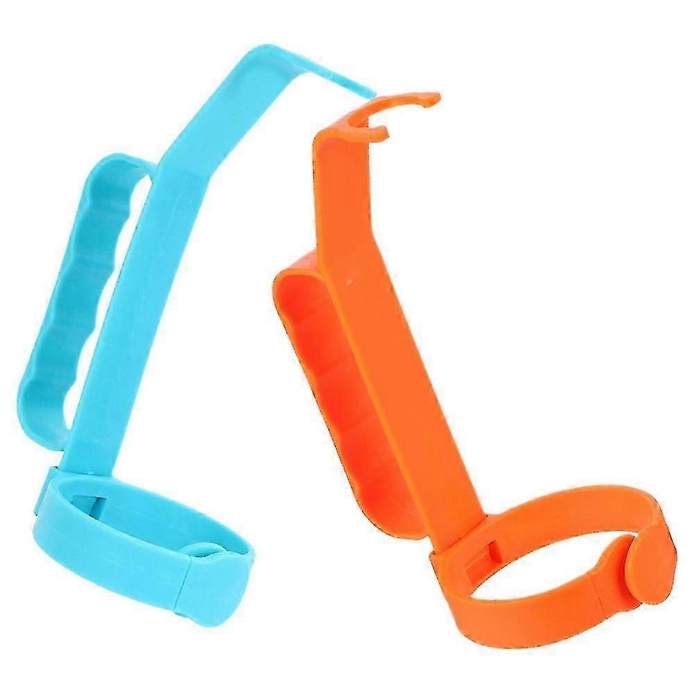 Plastic Grab Handle Beverage Holder for 2Pcs Bottle Carrying