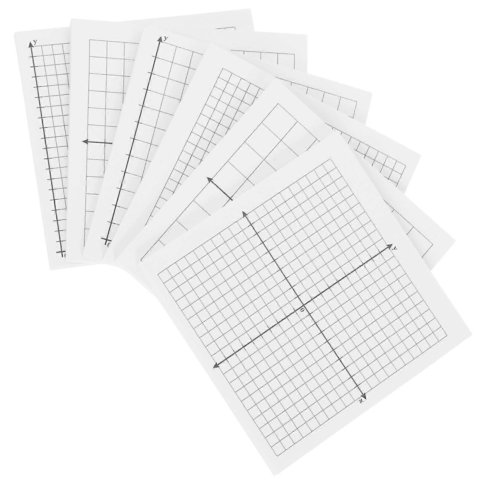 6 Pcs Graph Paper Sticky Notes Graph Sticky Notes Math Graph Paper Graphing Sticky Notes Grid Sticky Notes Grid Notepad Mini Graph Paper