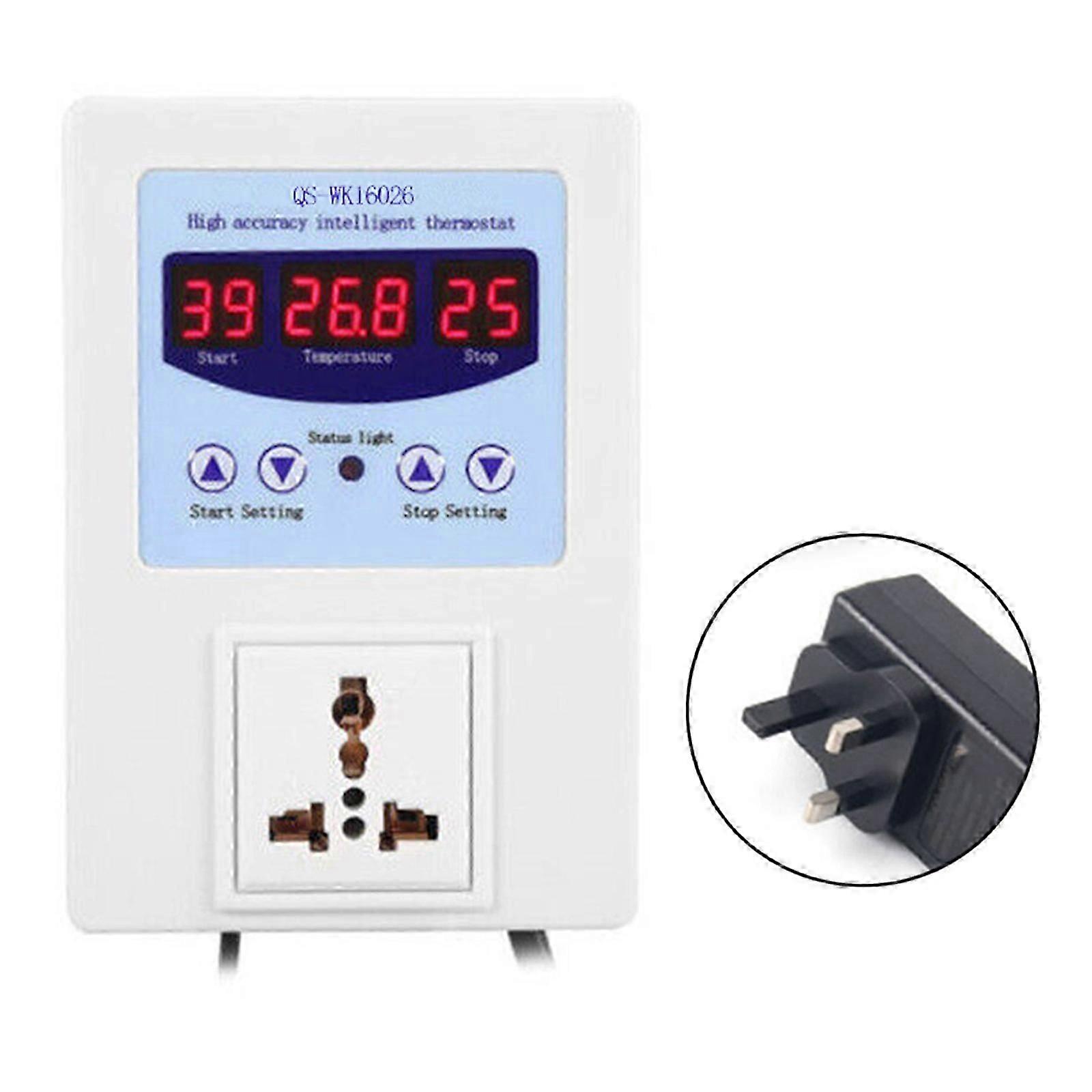 Digital Temerpature Controller High Precision AC 110V-240V Sensor Thermostat