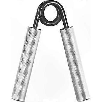 150lb Hand Strengthener Grip Trainer, Silver Steel Hand Exerciser for Fitness Beginners and Athletes
