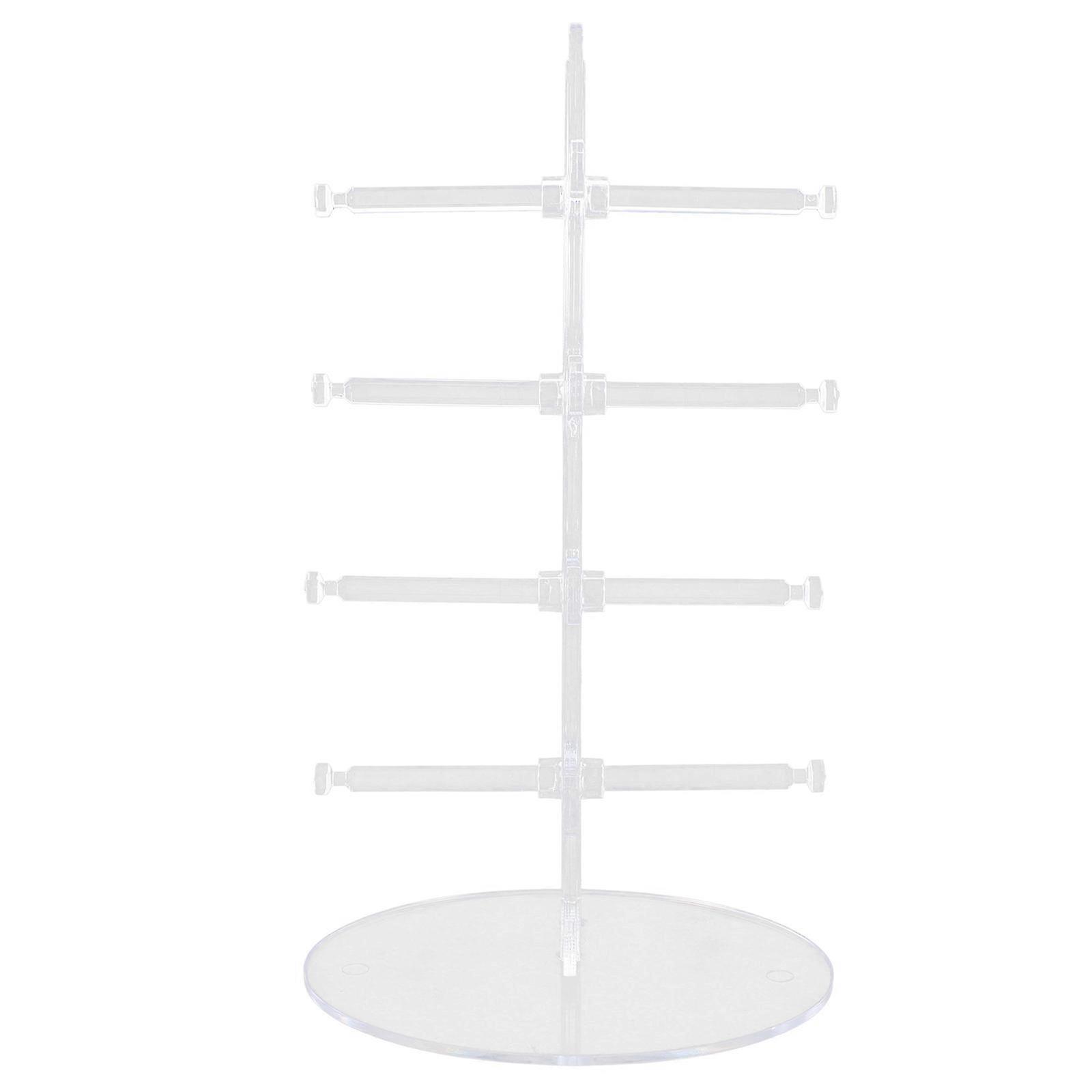 Glasses Rack compatible withStorage Use Transparent Glasses Stand Detachable 1Set