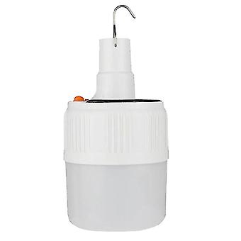 Solar Multi-functional Emergency Led Light Bulb With Usb Charging, Capable To Recharge Mobile Devices , Ideal For Power Outage, Tent Camping, Fishing
