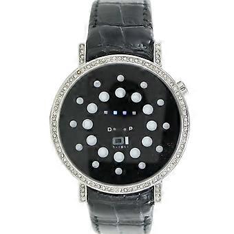 The one binary watch unisex of Odin's range - blue ORS502B1 leather