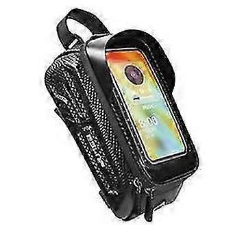 Eslnf Cykel Vandtæt Berøringsskærm Cycg Top Front Tube Ramme Mtb Vejtaske 6.5 Telefon Taske Cykel Tilbehør