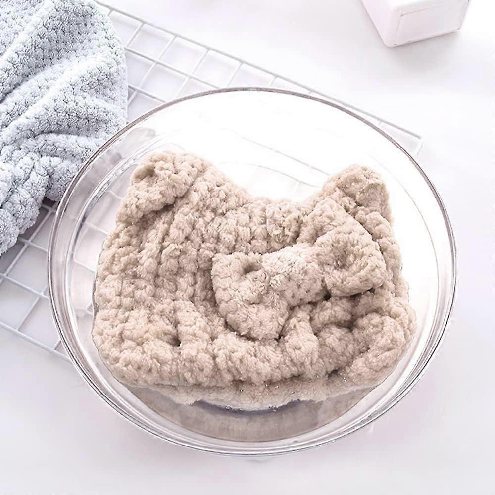 Microfiber Hair Drying Towels - Super Absorbent Cap for Quick Moisture Absorption