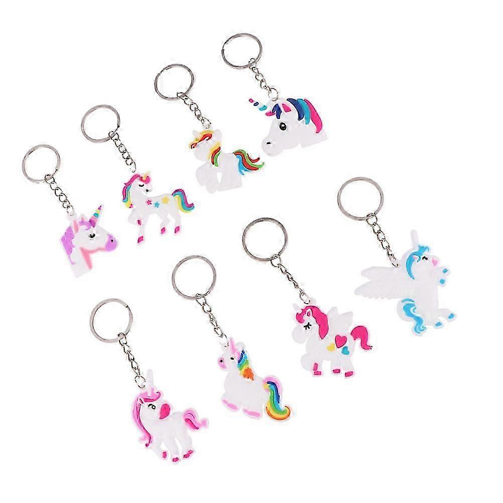 Ensemble de 48 porte-clés licorne décoratifs
