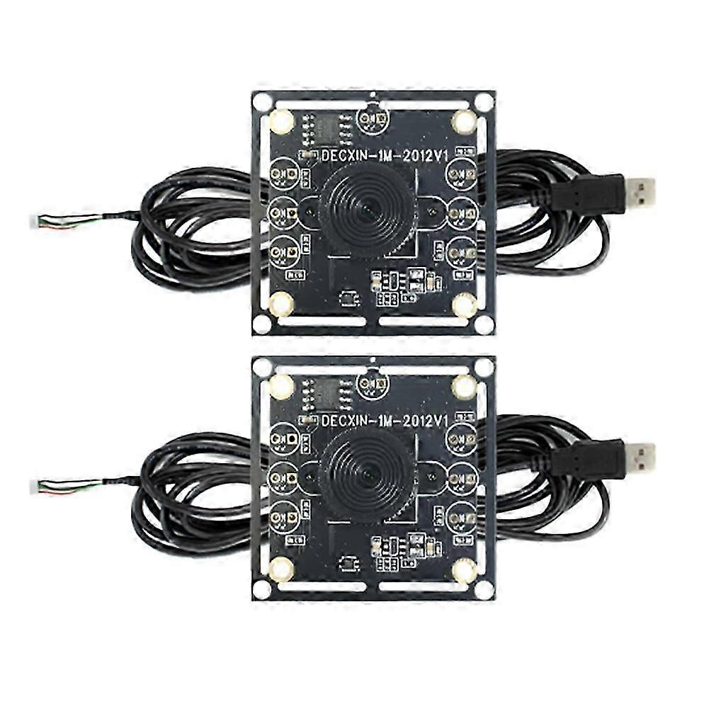 2Pcs 100 Degree Camera Module,with 3 Meter Cable for WinXP/7/8/10
