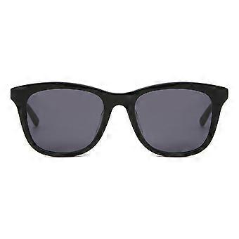 Saint Laurent SL 587/K Asian Fit 001 Full Rim Shiny Black Unisex Square Sunglasses UV3 Original