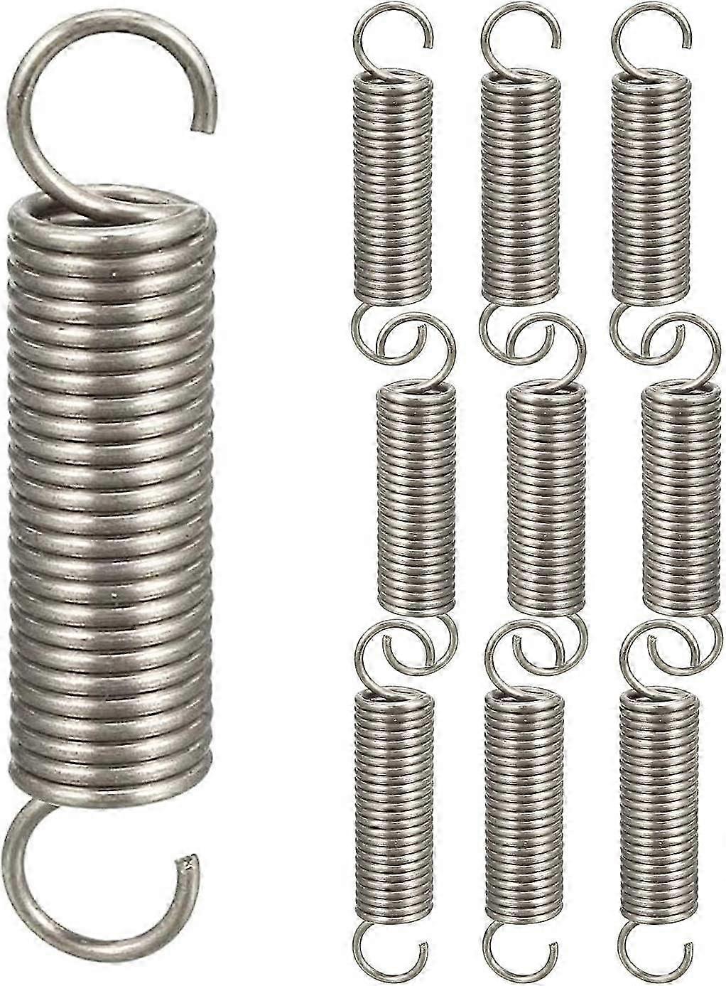 10pcs Double Hook Spring Extension Springs,Compression Springs Spring Hook Spring Assortment,1.2*11*45mm