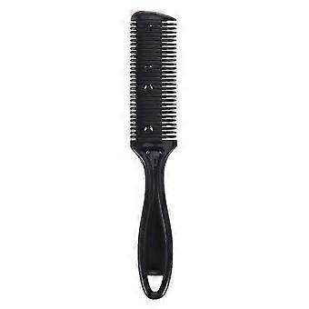 Double-Sided Hair Cutter Comb with Stainless Steel Razor, Hair Trimmer Shaper for Long & Short Hair Styling