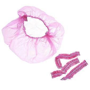 10 Pcs Blue Hair Toner Disposable Shower Caps Hair Deyer Food Service Hat Hair Dye zoog