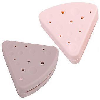 Makeup Holders for Holding 2Pcs Silicone Powder Puff Holder Case