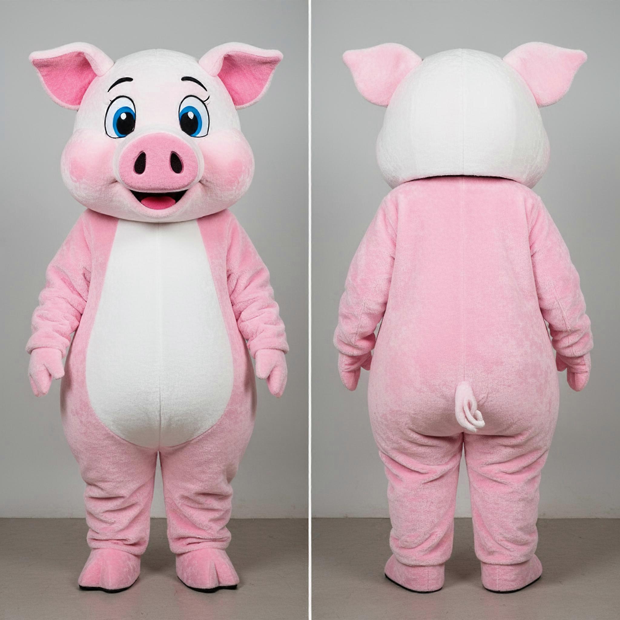 MASTICOT Ivory Cartoon Sow Mascot