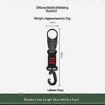 1Pc Nylon Webbing Buckle Hook Climb Carabiner Belt Backpack Hanger Hooks Clip Multifunction Water Bottle Holder Clip