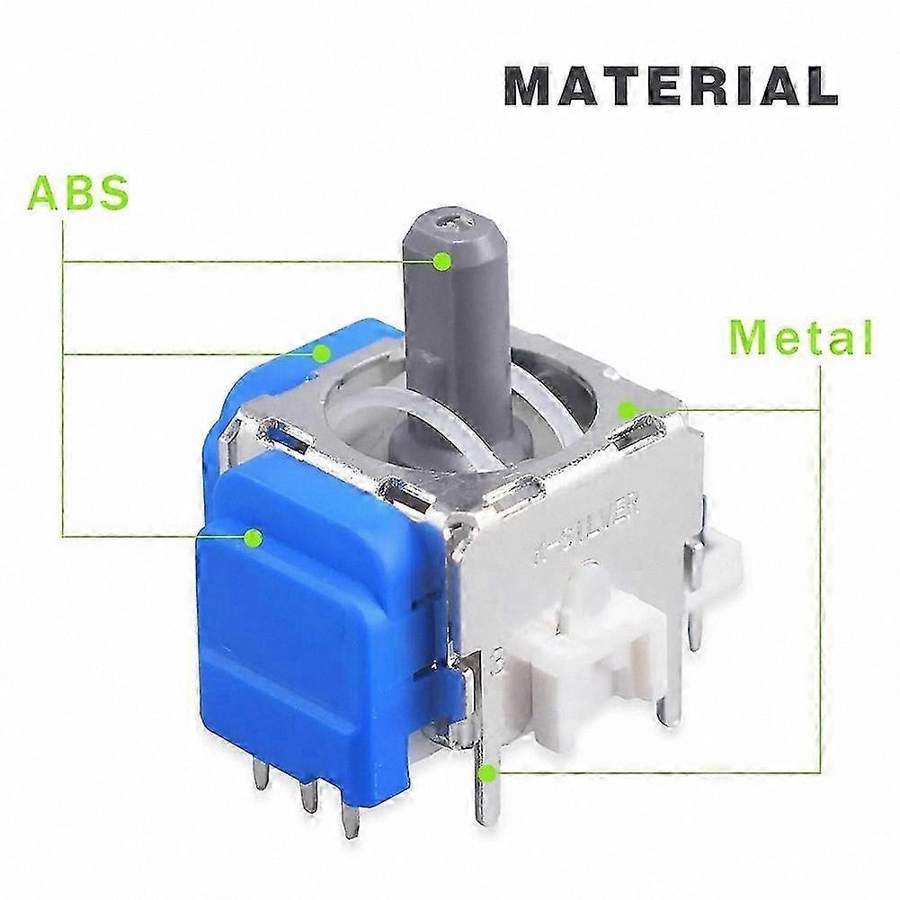Joystick Replacement 3D Analog Stick, 10pcs TMR Hall Effect Compatible with PS5 DualSense Controller