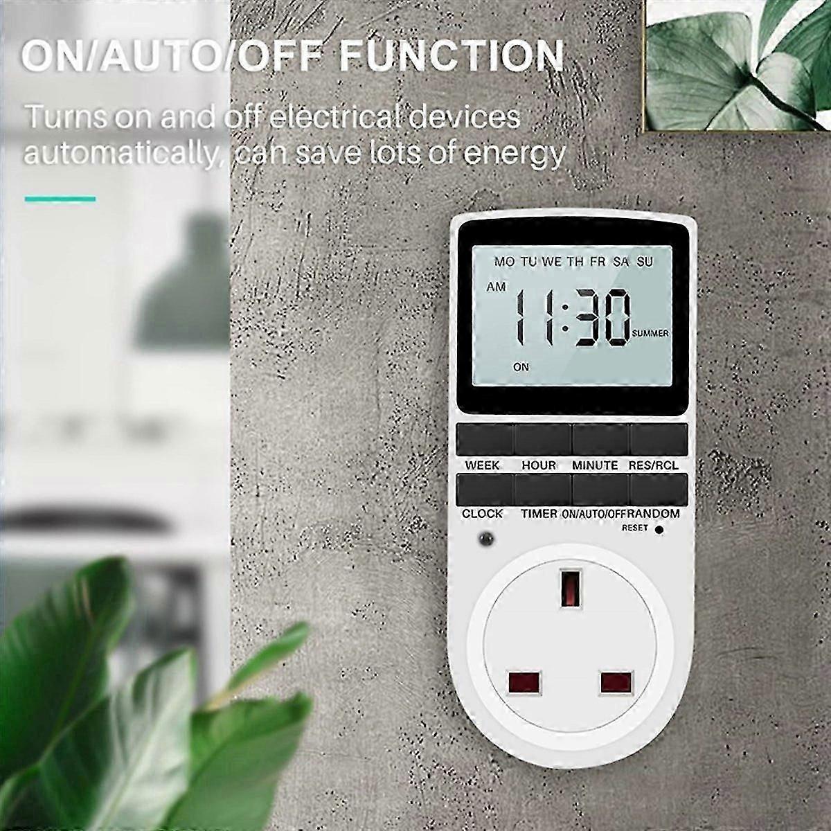Plug Digital Plug Socket, Electrical Programmable Timer Switch