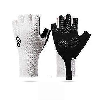 Summer Breathable Half Finger Cycling Gloves Ultralight Road Bike Gloves Anti-Slip Silicone Pad Cooling Sport Gear