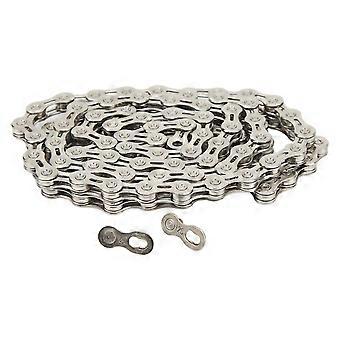 12 Speed Bike Chain Half Hollowed Alloy Steel Mountain Road Bicycle Chain with Chain Connector for Cycling Riding Silver