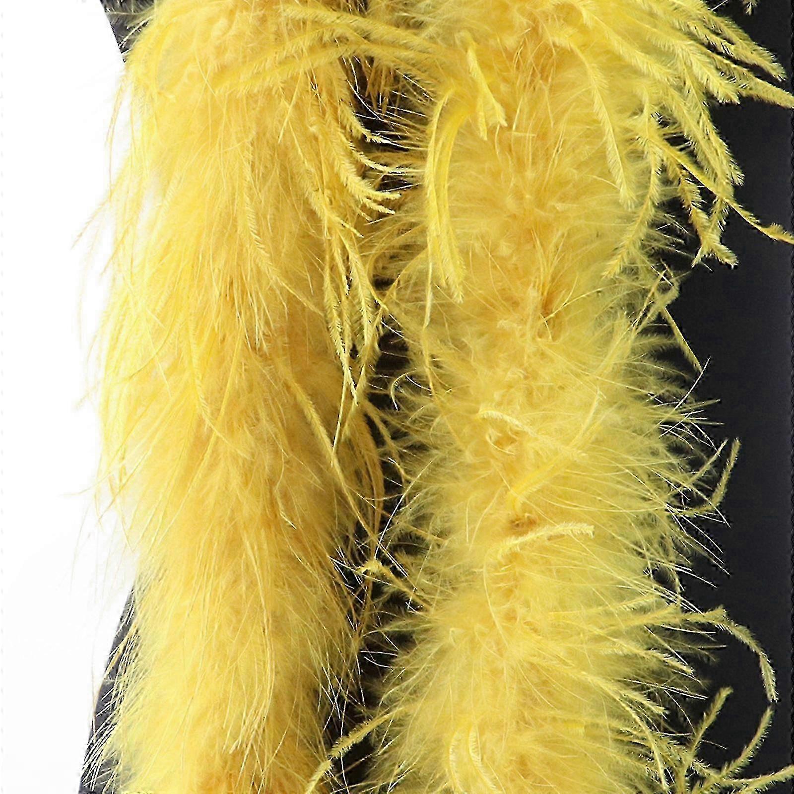 Soft Ostrich Feather Neck Scarf