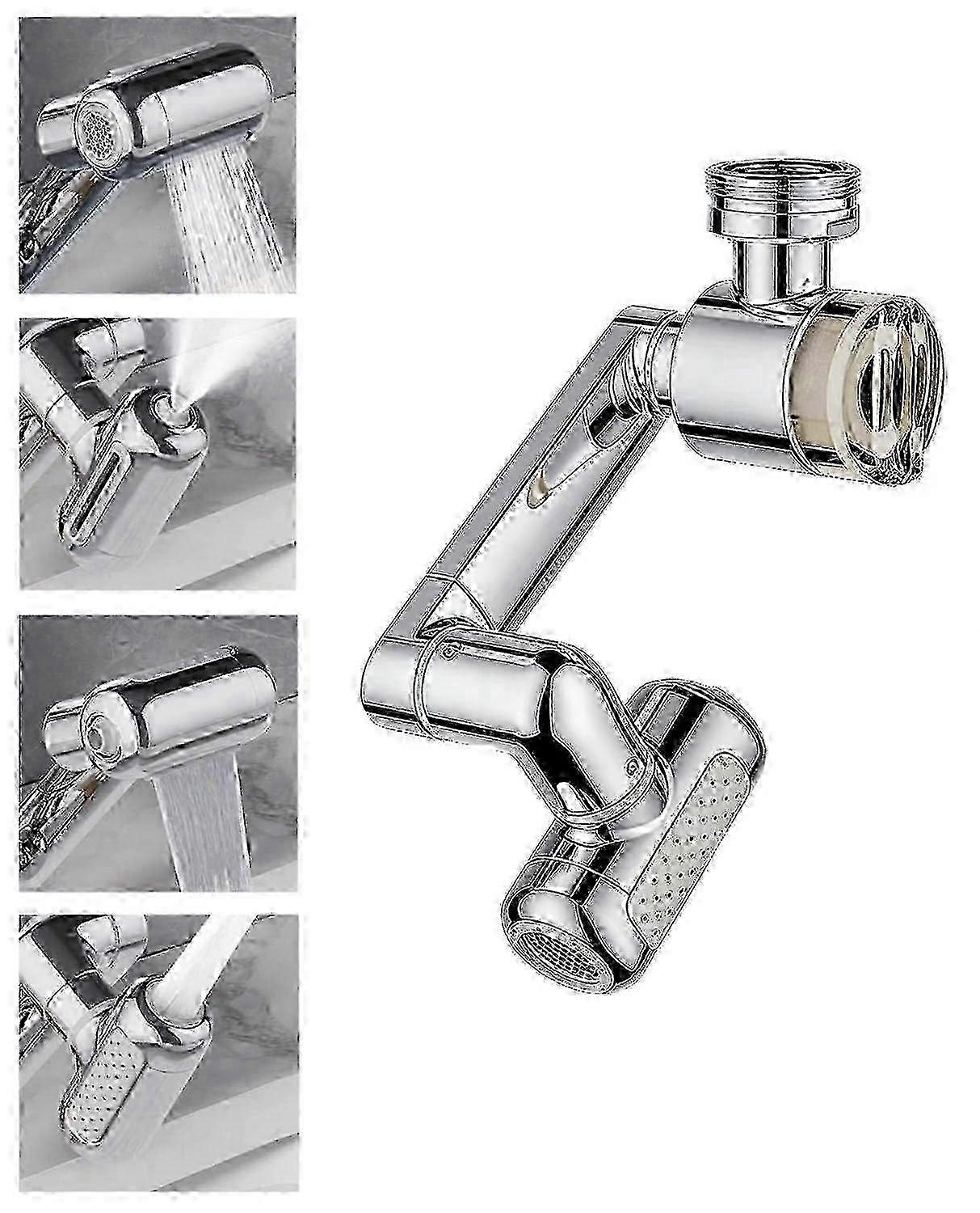 Copper 4-Mode Rotating Faucet Extender
