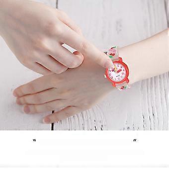 Children Silicone Watch for Kids Cartoon Waterproof 1Pcs Wristwatch