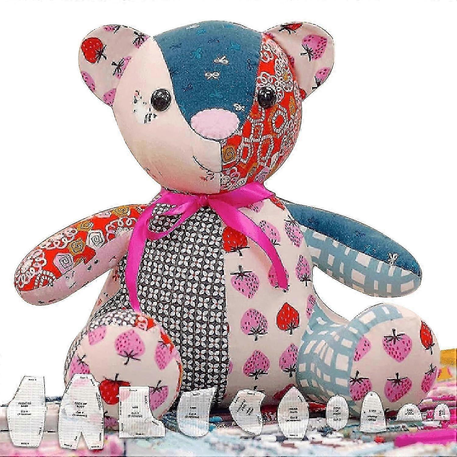10pc Acrylic Memory Bear Templates