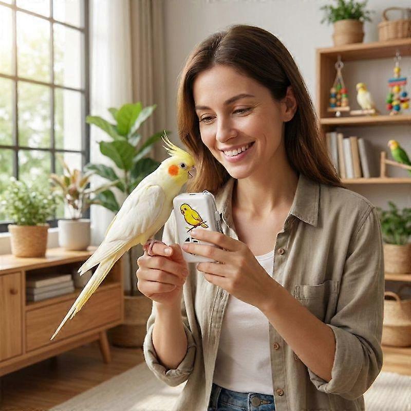 Recording Bird Talking Trainer Auto Cycle Interactive Bird Learning Machine Playback Multi Segment Audio Bird Repeater