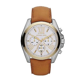 Mkors Jet Set Sport kvartsi analoginen naisten Watch MK5629 Cowskin ranne koru