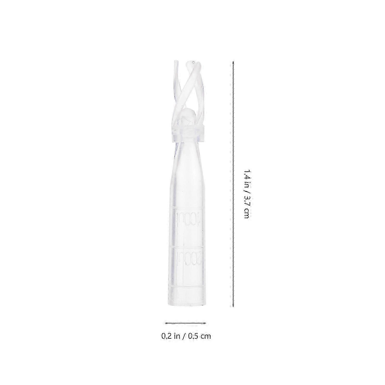 Vials Insert Transparent Laboratory Pipes for Chromatographic Analysis 200Pcs