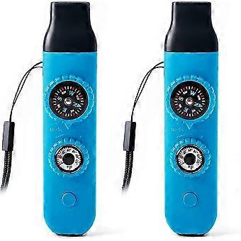 Emergency Survival Safety Whistle, Whistle for Kids with Compass, Thermometer, for Kayaking, Hiking, Camping, Climbing-SNNGV
