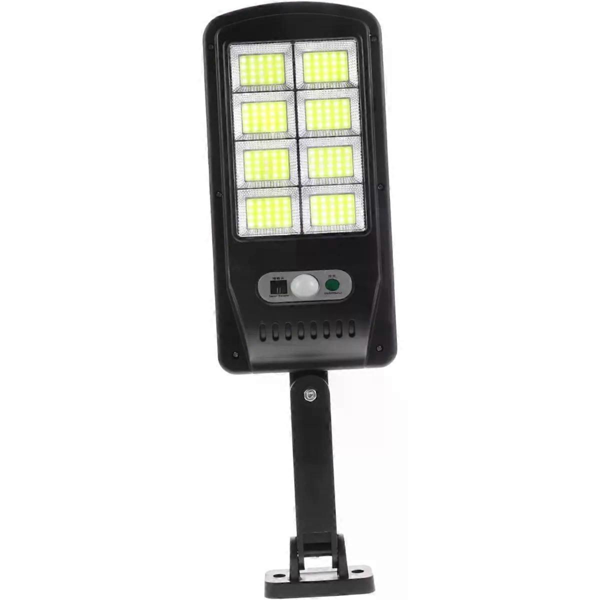Solar Motion Sensor Wall Lamp Waterproof Outdoor Black Abs