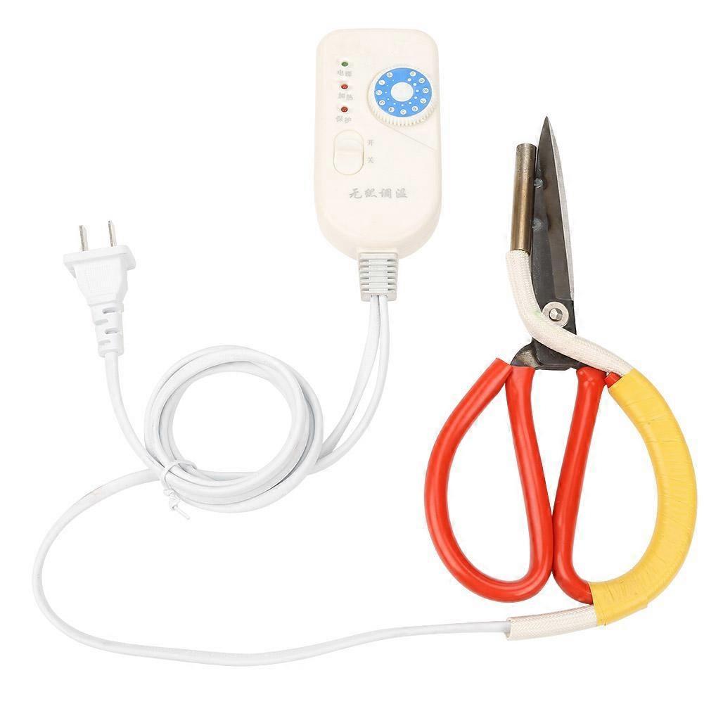 Adjustable Electric Heating Cloth Fabric Cutter Tailor Scissors