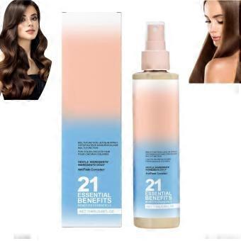 LeaveIn Conditioner and Heat Protectant for Color Treated Hair, UV Shield, Frizz Control, Vegan, 1 pcs