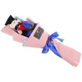 Graduation Plush Bear Bouquet with Grad Doll Bouquet for Graduation#X2