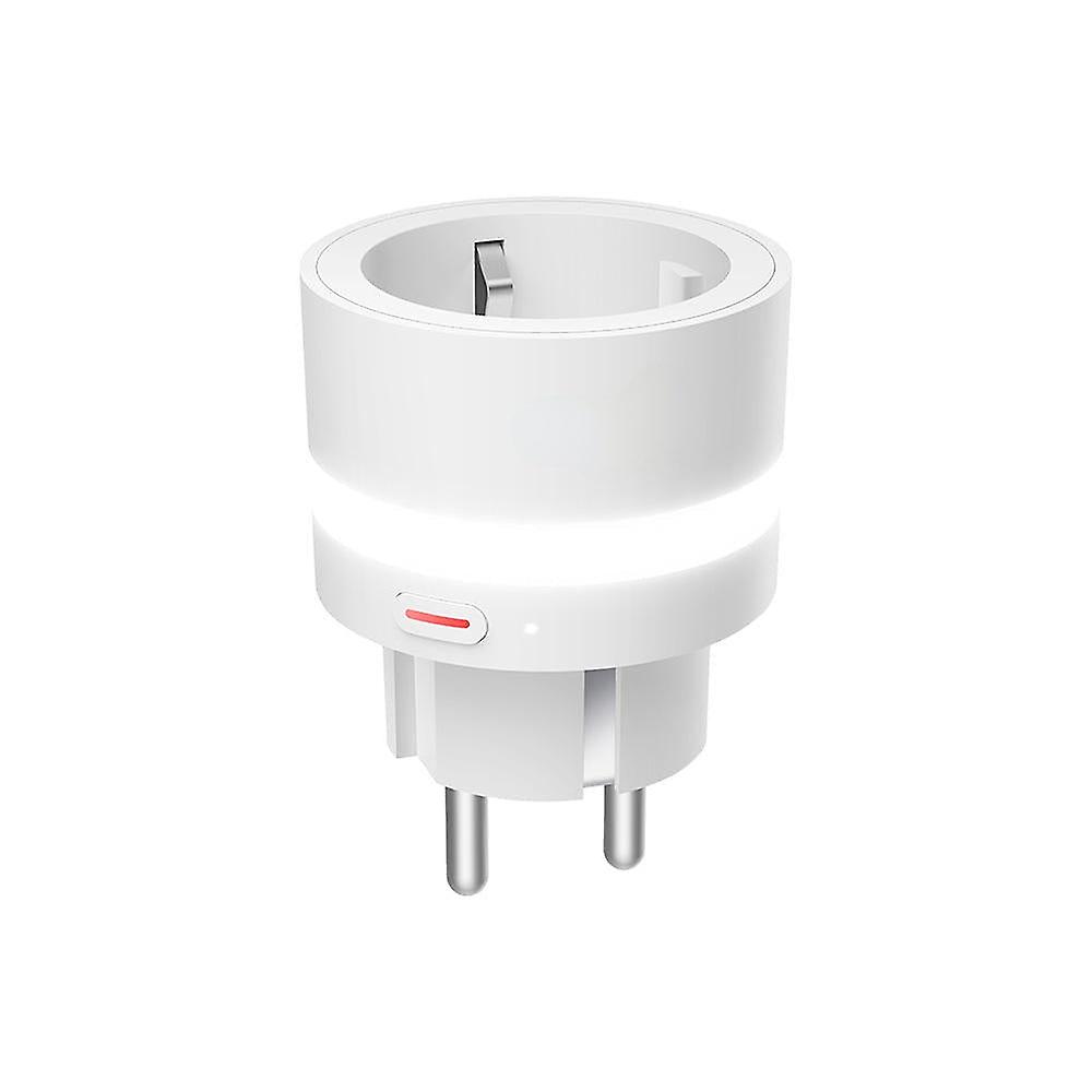 Led Light Smart 10a Wifi Socket Switch Real-time Status Feedback Function Work For Amazon Alexa Google Assistant